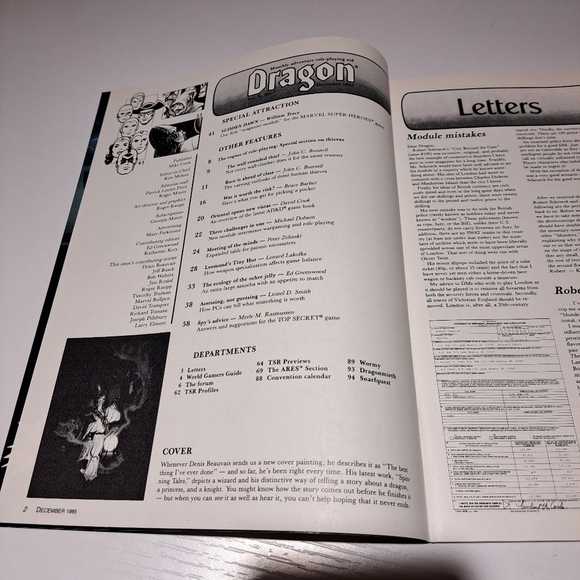 The Dragon Magazine Issue 104 December 1985 vintage D&D - Picture 6 of 10